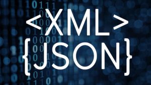 an image of XML/JSON