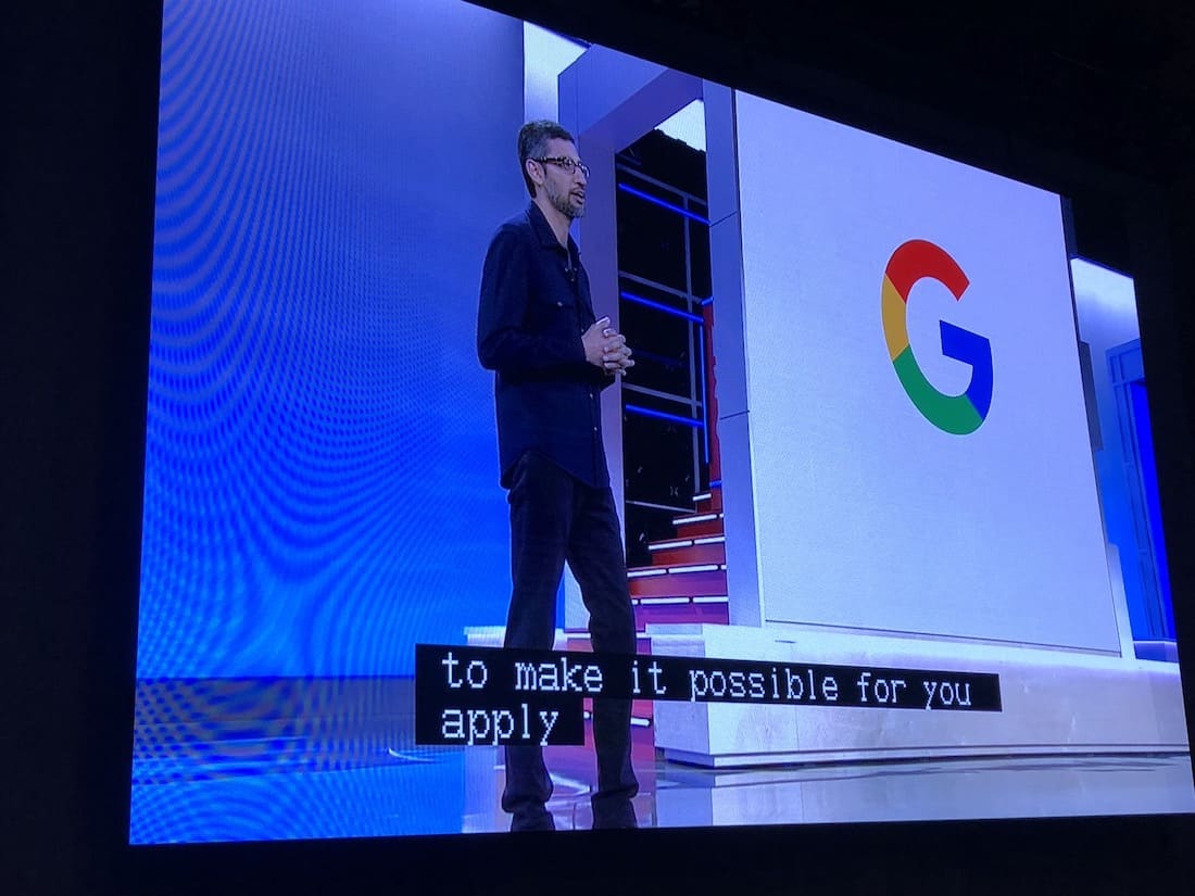 Sundar Pichai at Google Cloud Next 2018