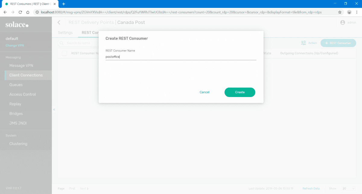 Setting up a REST Delivery Point for SOAP Endpoints Solace