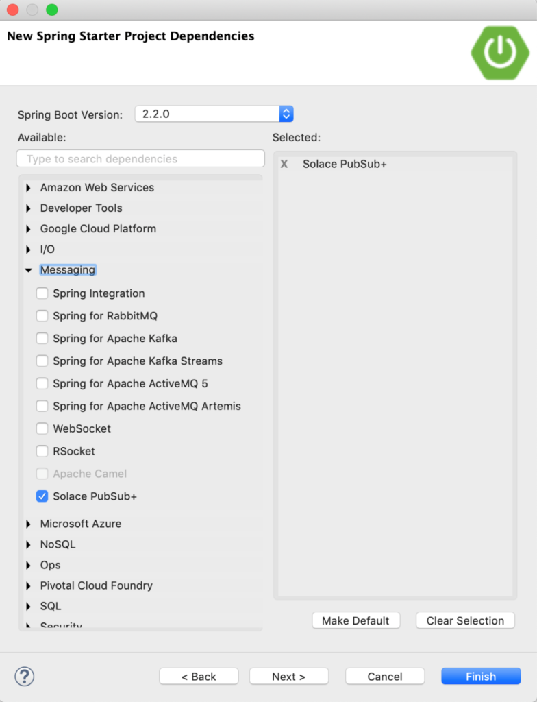 Event-Driven Microservices with Spring Initializr & PubSub+