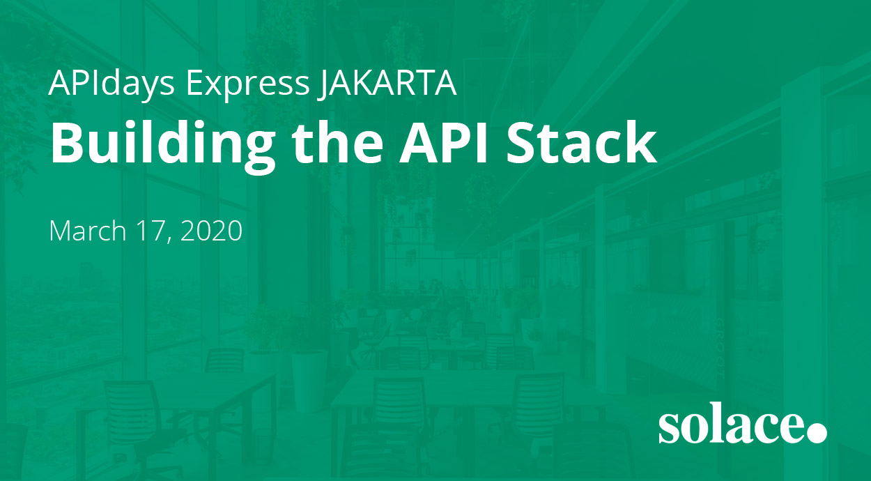 Jakarta Building The API Stack