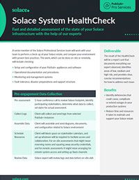 Solace System Health Check
