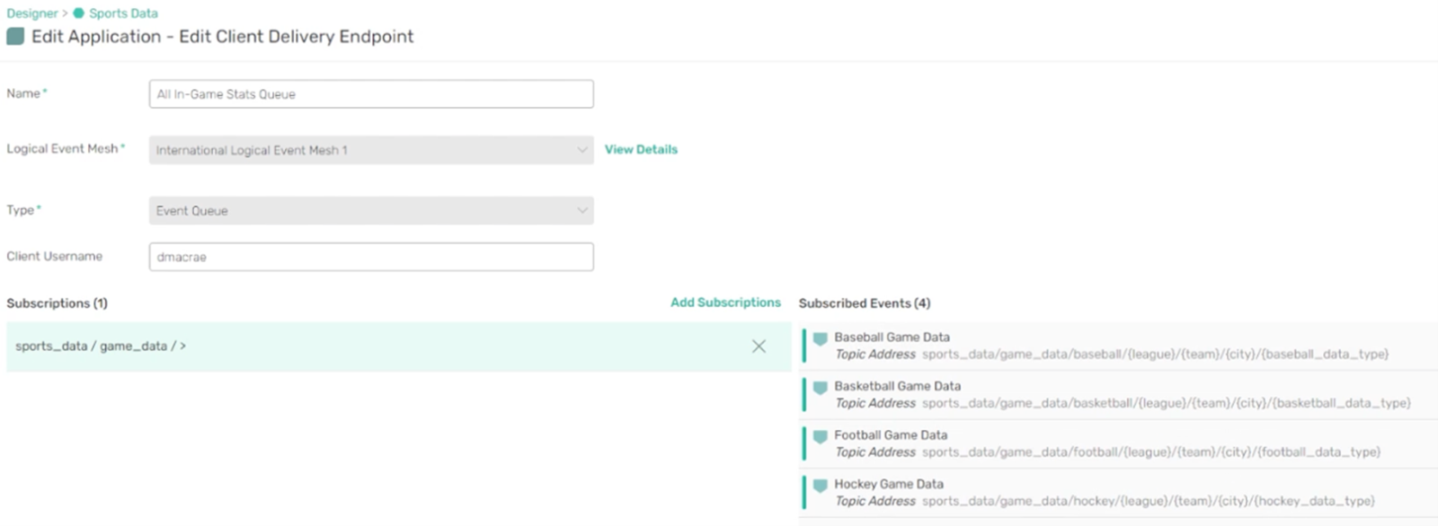 Dynamic Topics and Subscriptions in PubSub+ Event Portal
