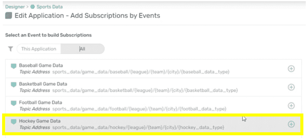 Add a subscription to the client delivery endpoint