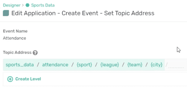 Create a new event called “Attendance”