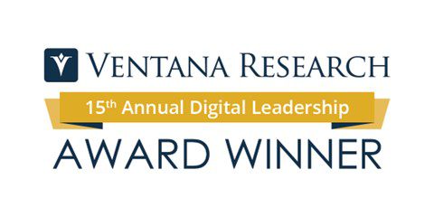 Ventana Research 15th Annual Digital Leadership Award Winner logo