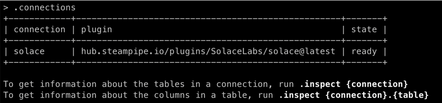 Querying Solace PubSub+ Cloud Using SQL with Steampipe | Solace