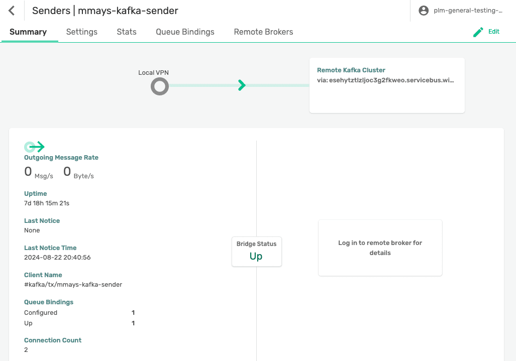 Set up Solace PubSub+ Kafka Bridge